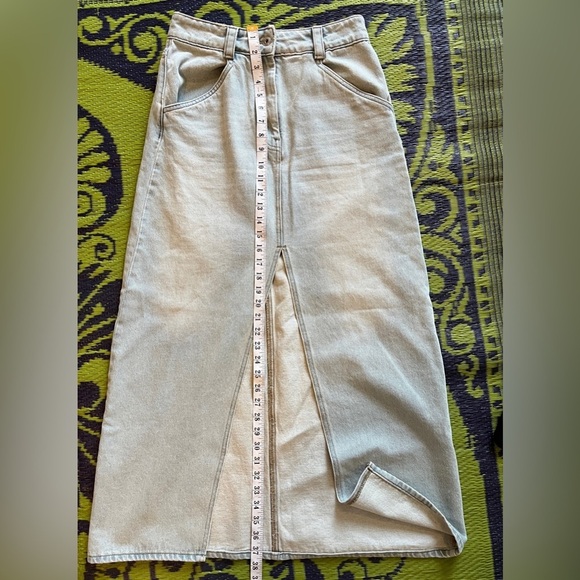 Les Coyotes De Paris Joy Denim Skirt Light Wash Size 38 - Picture 10 of 11